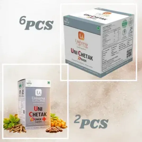Picture of CHETAK PRASH (6 PCS) + CHETAK POWER+ (2 PCS) COMBO PCK